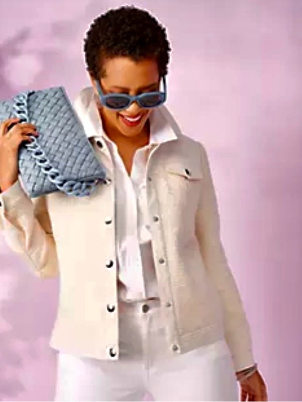 NEW VINCE CAMUTO WOVEN LEATHER CROSSBODY TOP ZIP w CHAIN ADYNA MELON w DUST BAG - Picture 10 of 16